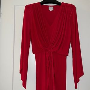 High Low Dress Red Small MISA